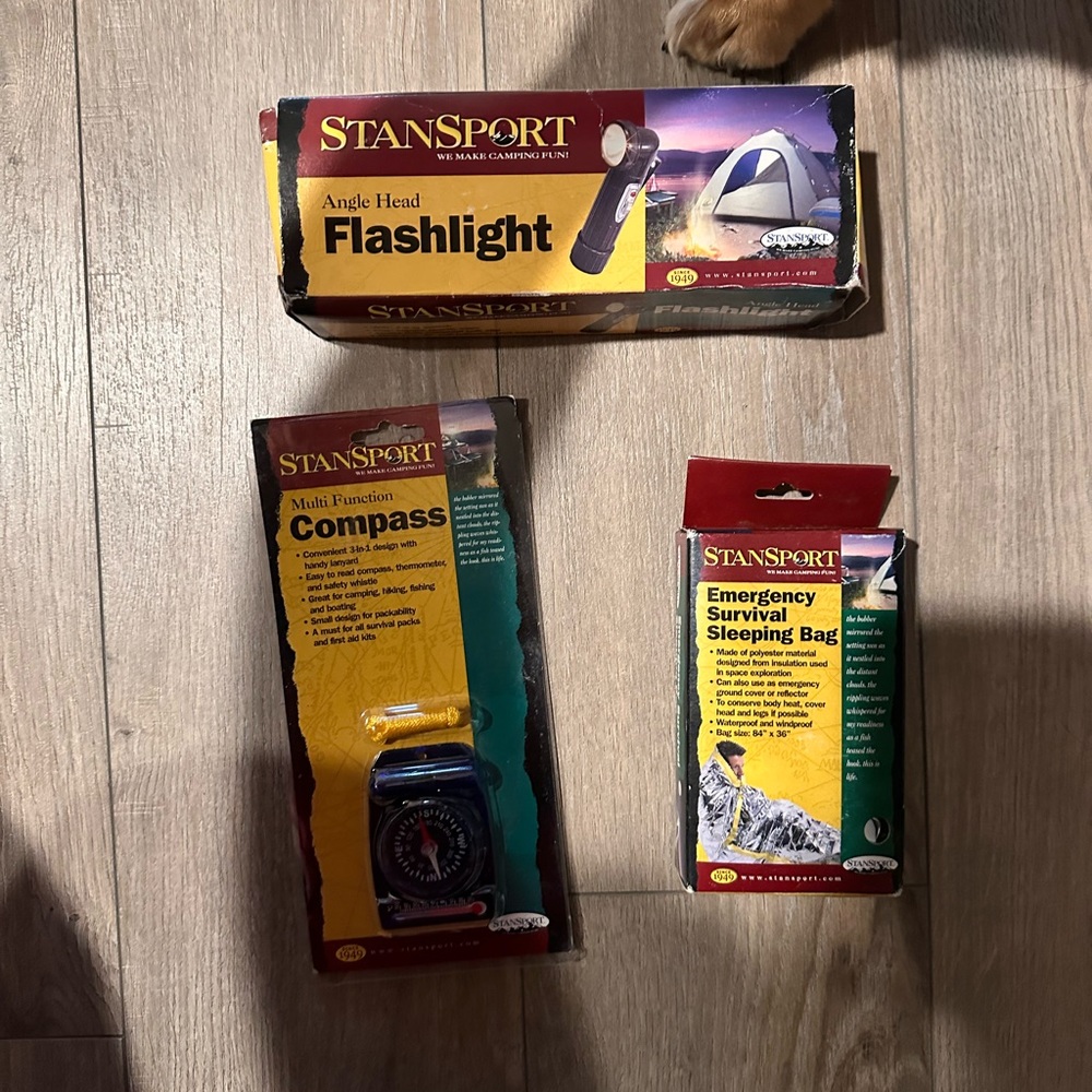 3 pack of camping gear!